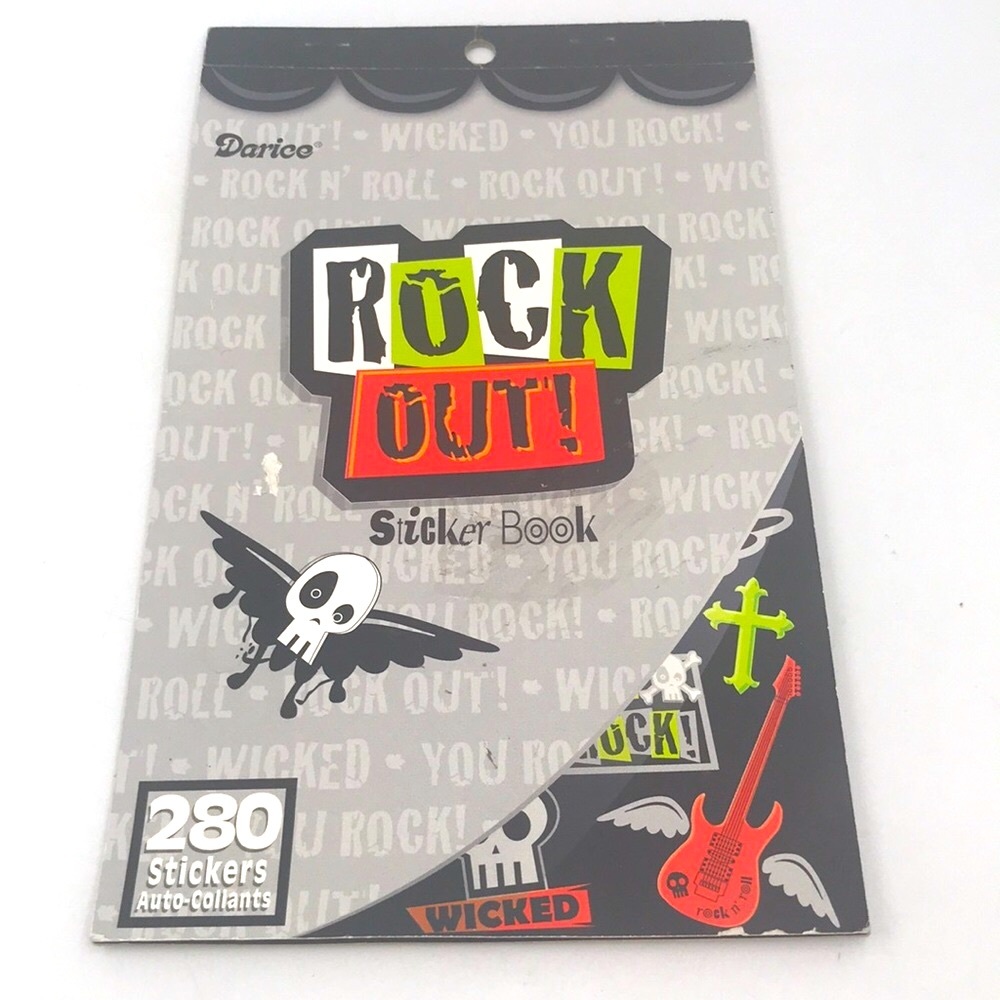 Darice ‘Rock Out!’ Sticker Book